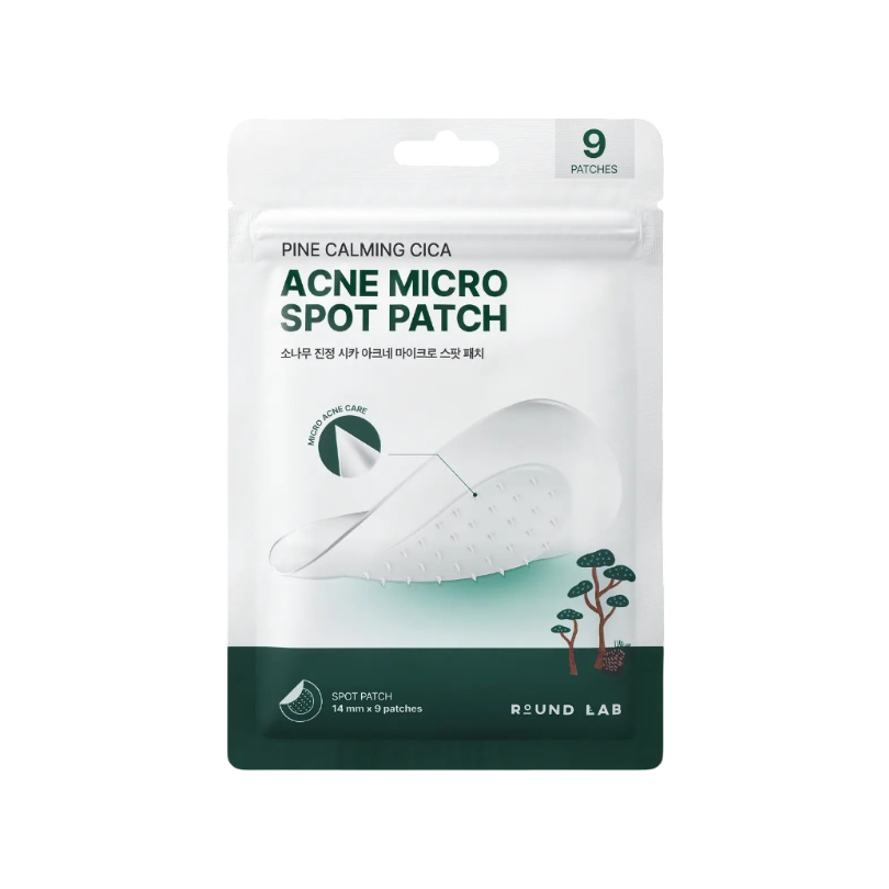 ROUND LAB PINE CALMING CICA ACNE MICRO SPOT PARCH ПАТЧИ ПРОТИВ ПРЫЩЕЙ